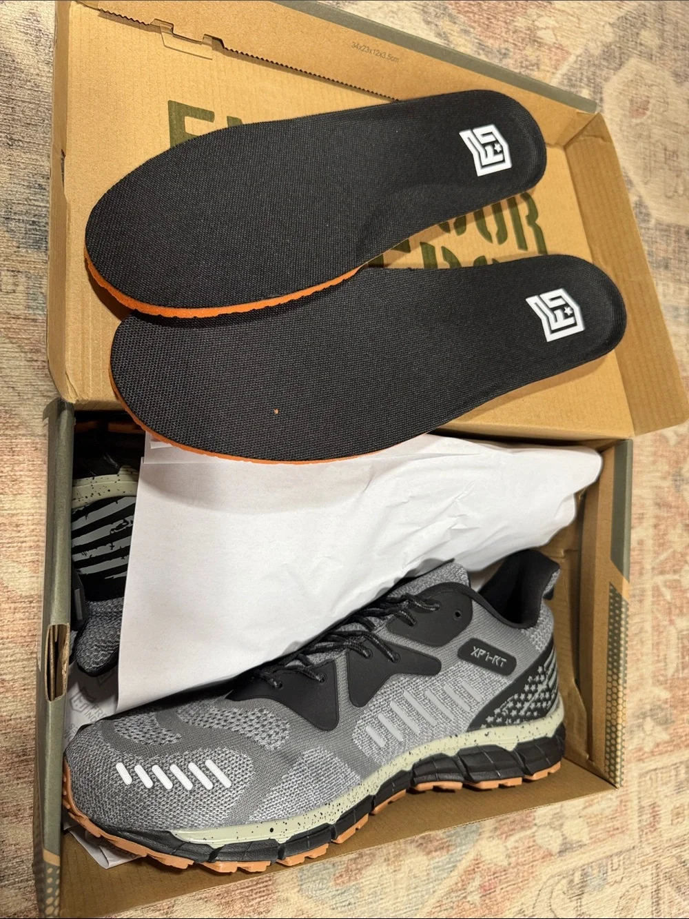 Freedom Industries Men’s XP1-RT Wolf Grey Tennis Shoes size 15 New in Box